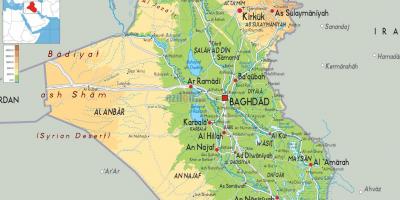 Карта Ирака географије