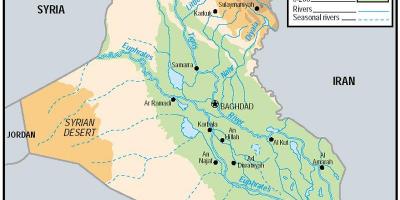 Карта висине Ираку 