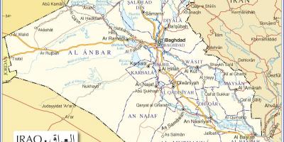 Карта Ирака путева