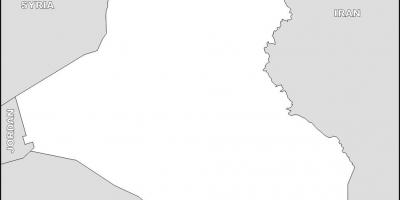 Карта Ирака празан
